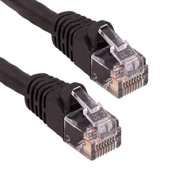 3 ft. Cat6 550 MHz UTP Snagless Ethernet Network Patch Cable, Black
