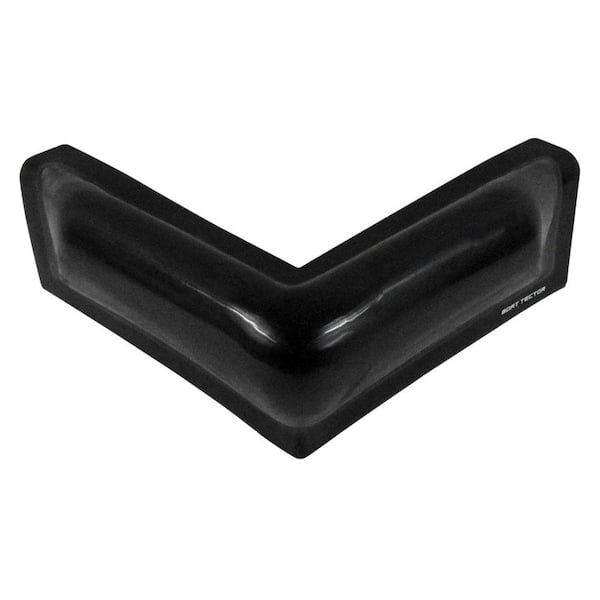 BoatTector Vinyl 90° Dock Corner Bumper - Black