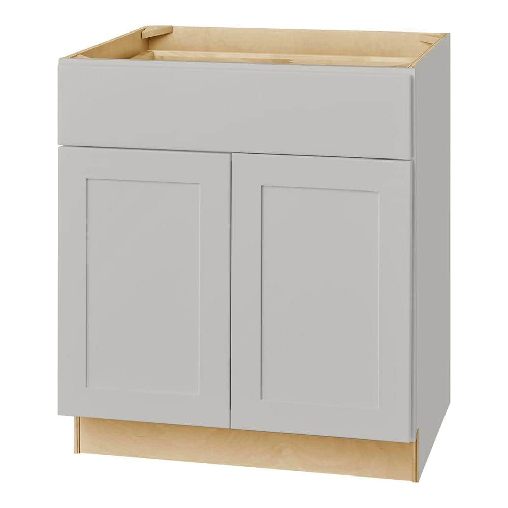 Reviews For Hampton Bay Avondale Shaker Dove Gray Ready To Assemble ...