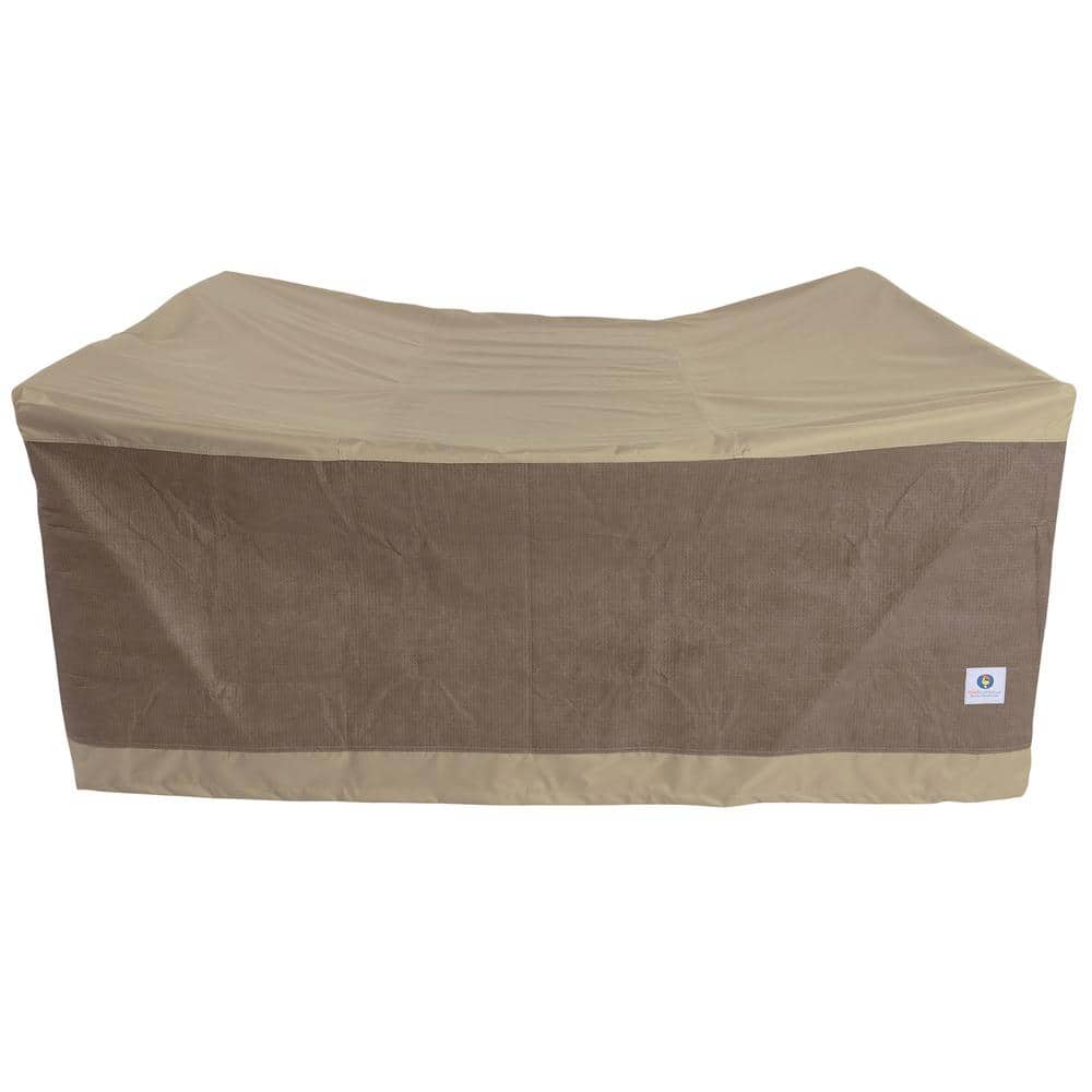 Elegant Tan Waterproof 76 Inch Patio Table & Chair Cover