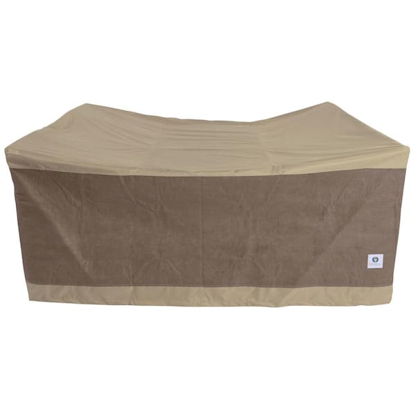 Duck Covers Elegant 76 In Square Patio Table With Chairs Cover Lts07676 The Home Depot - Home Depot Duck Patio Furniture Covers