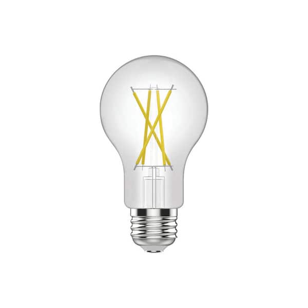 60-Watt Replacement, Reveal, 2950K, LED, A19 General Purpose Bulbs (4-Pack)