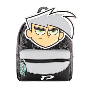Danny Phantom 11 in. Black Mini Backpack