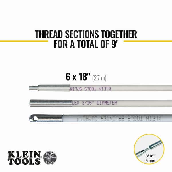 Klein Tools 56409 9' Mid-Flex Glow Rod Set