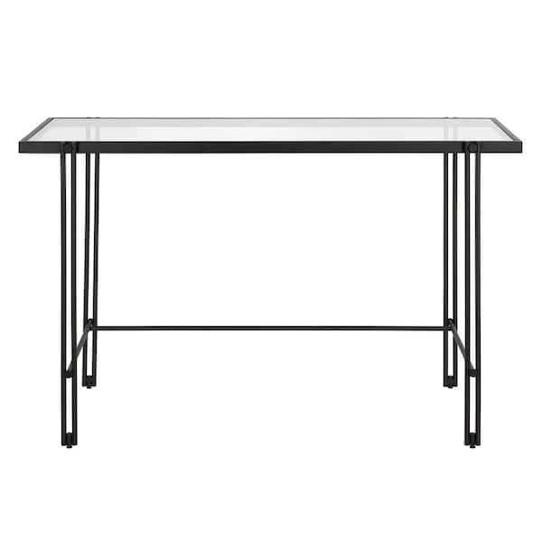 habitat glass desk top