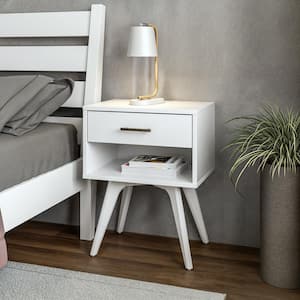 Costway Nightstand End Table Storage Display Bedroom