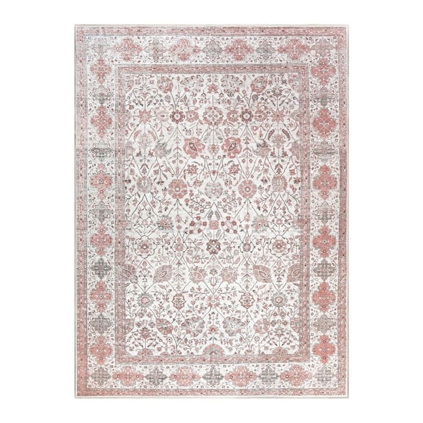 Lerik Multicolor Washable Rug 5 ft. x 7 ft. Area Rug