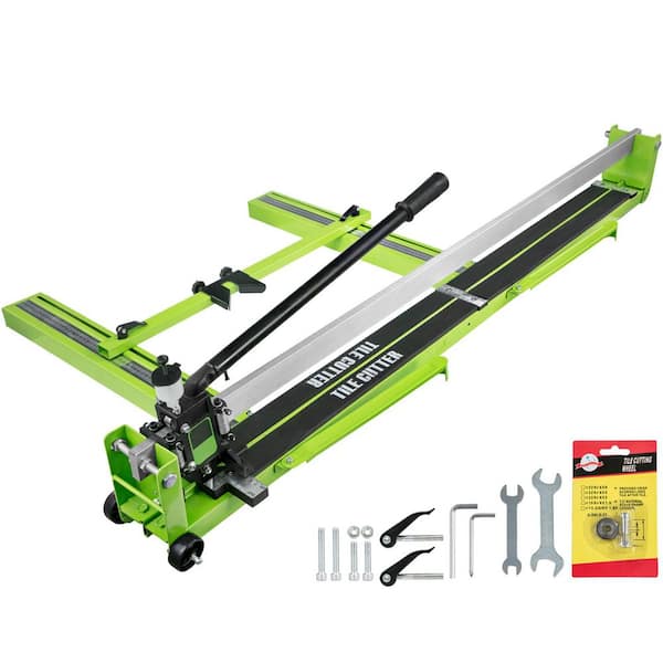 SKYSHALO 47 in. Tile Cutter with Carbide Grit Blade and Replacement Blade, Handle Grip and Non-slip hand grip