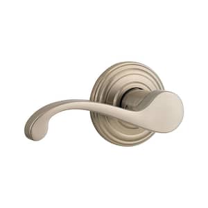 Commonwealth Satin Nickel Left-Handed Half-Dummy Door Lever with Microban Antimicrobial Technology