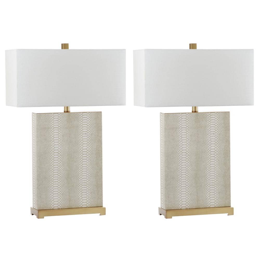 Joyce 27.75 in. Cream Table Lamp (Set of 2) price history on PriceWatchPro