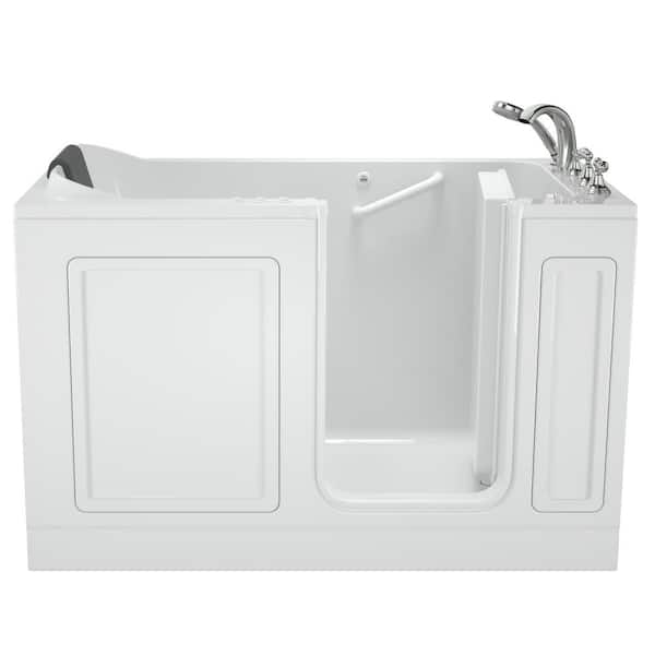 American Standard Acrylic Luxury 60 in. Right Hand Walk-In Whirlpool and Air Bathtub in White
