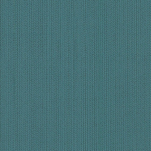 York Wallcoverings Blue Teal Dutch Braid Abstract Vinyl Non-Pasted Wallpaper Roll