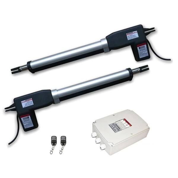 ALEKO 20 ft. Length 1320 lbs. Opacity Dual Swing Automatic Gate Opener