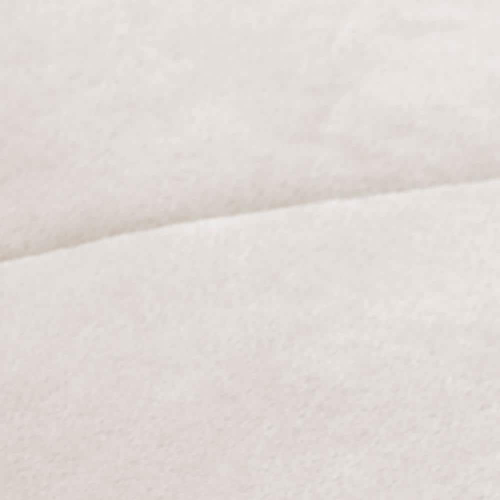 Ivory Twin Reversible Microfiber Down Alternative Comforter Set
