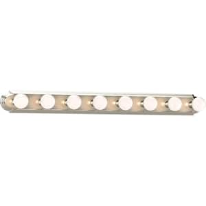 8 -Light Brushed Nickel Bathroom Vanity Light