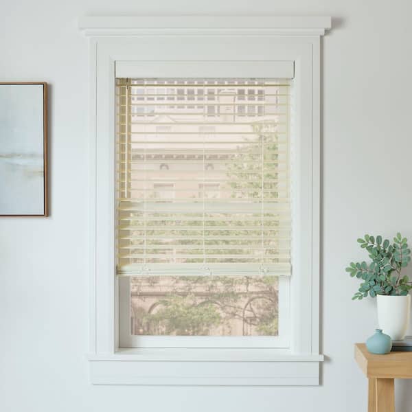 Cordless Composite Faux Wood Blinds