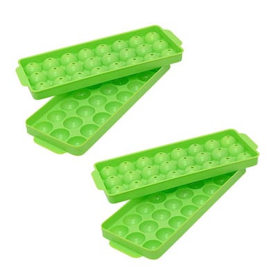 Chef Buddy Silicone Slow Melting 0.75 Gal. Capacity Ice Cube Trays (2-Pack)  M030225 - The Home Depot