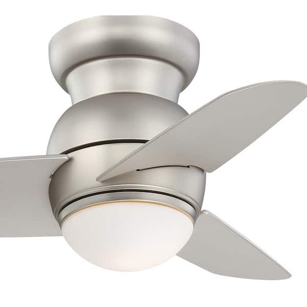 MINKA-AIRE Spacesaver 26 in. Integrated LED Indoor Brushed Steel