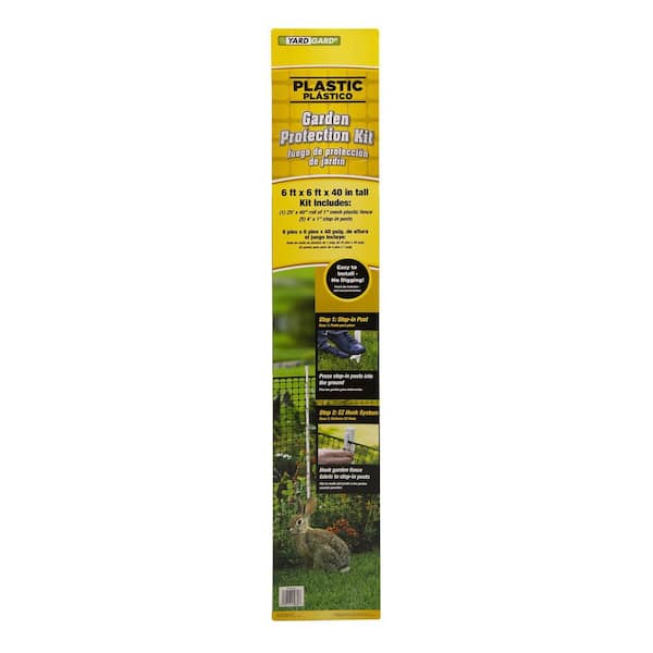 YARDGARD 25 ft. Plastic Garden Fence Kit