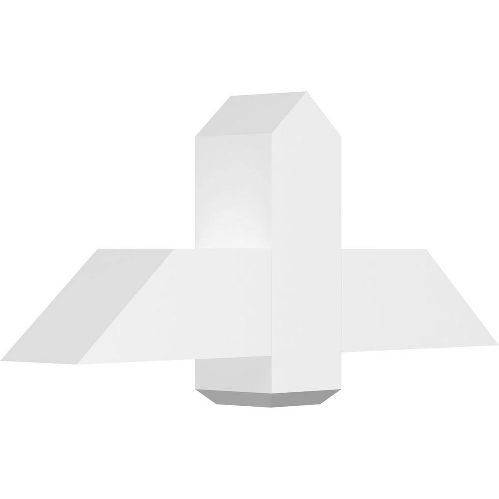 36 in. W x 15 in. H x 6 in. D x 6 in. F, 10/12 Pitch, Eugene Signature Urethane Gable Bracket, Primed Tan price history on PriceWatchPro