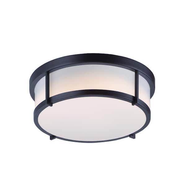 Maxim Lighting Rogue 13 in. LED Light Bulb Included Flush Mount