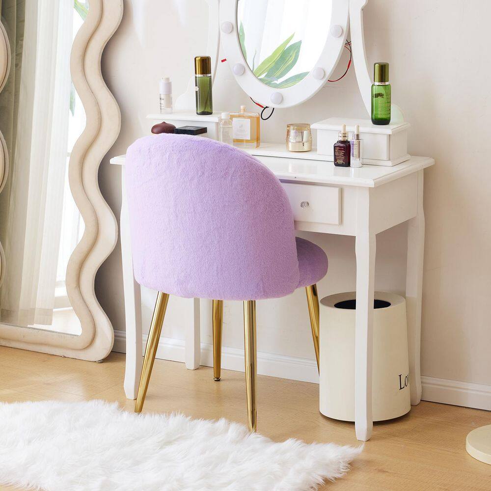 Pink Makeup Vanity Seats - thumbnail 4