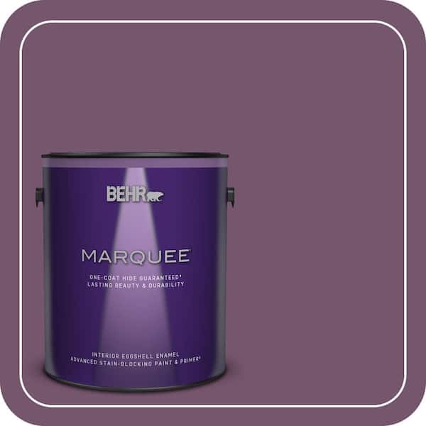 BEHR MARQUEE 1 gal. #PMD-87 Exotic Orchid Eggshell Enamel Interior Paint & Primer