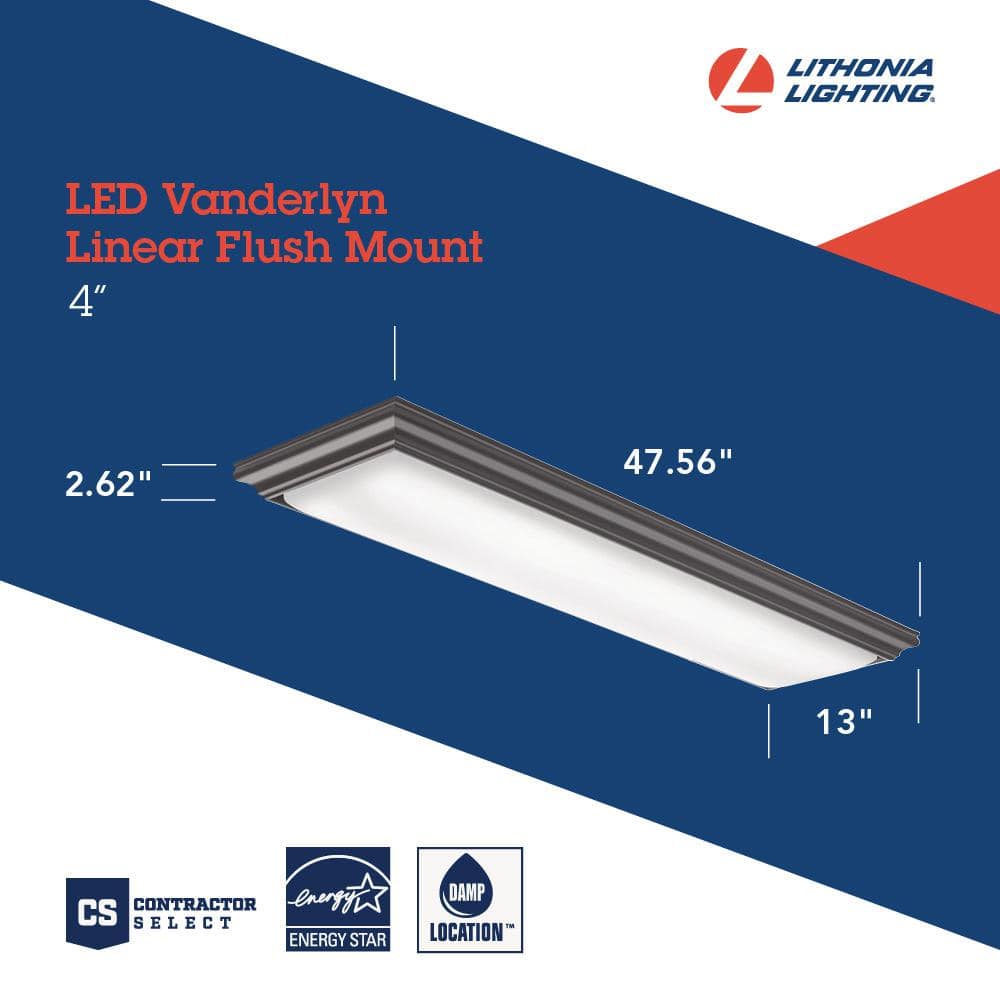 Brown Wood and Glass LED Flush Mount Ceiling Light