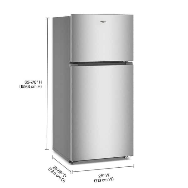 Whirlpool 28 in. 14.3 cu. ft. Freestanding Top Freezer