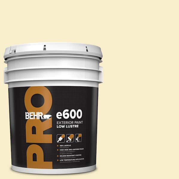 BEHR PRO 5 gal. #ECC-11-1 Daybreak Sun Low Luster Exterior Paint