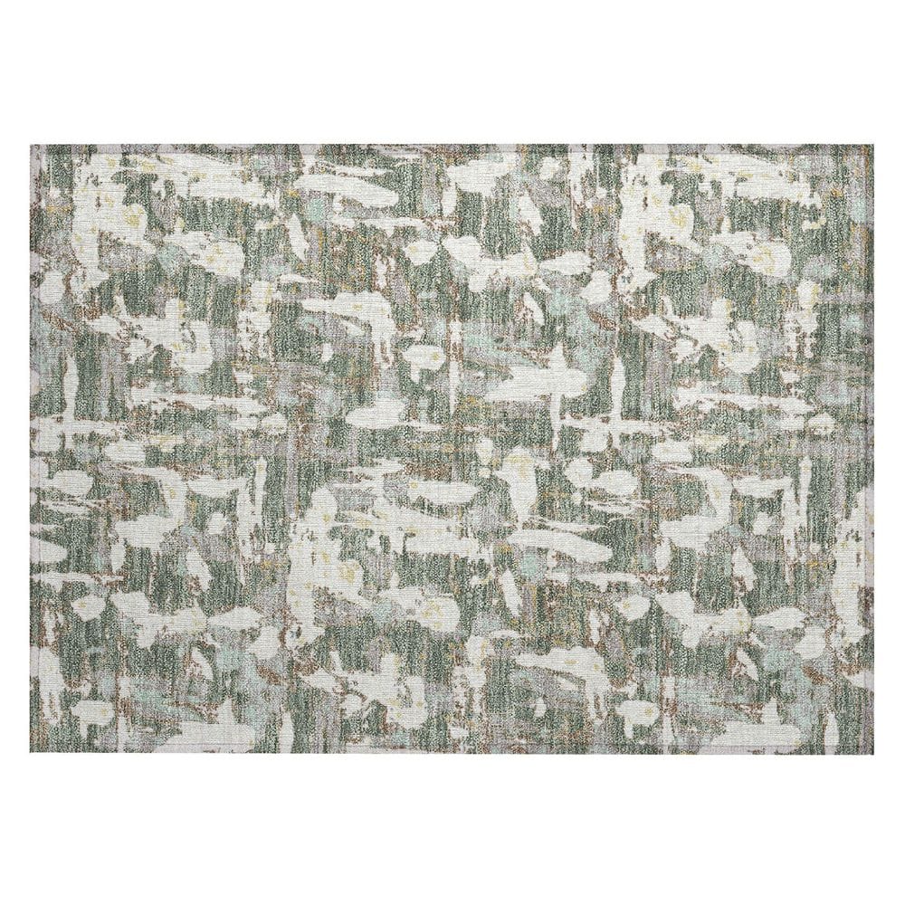 Chantille Machine Washable Indoor/Outdoor Abstract ACN2678 Basil 2 ft. x 3 ft. Accent Rug price history on PriceWatchPro
