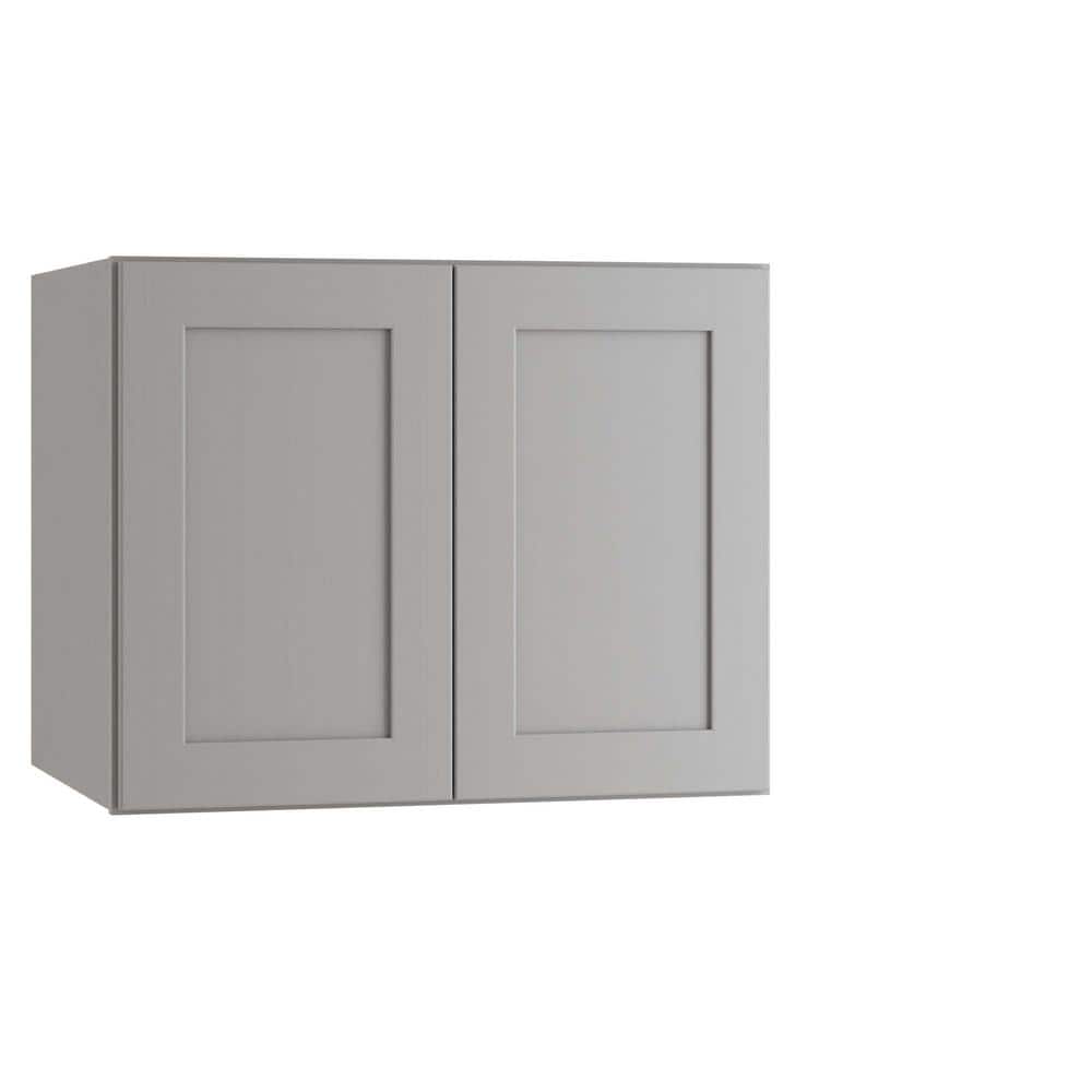 Newport 30 in. W x 24 in. D x 24 in. H Assembled Plywood Wall Bridge Kitchen Cabinet in Pearl Gray with Soft Close price history on PriceWatchPro
