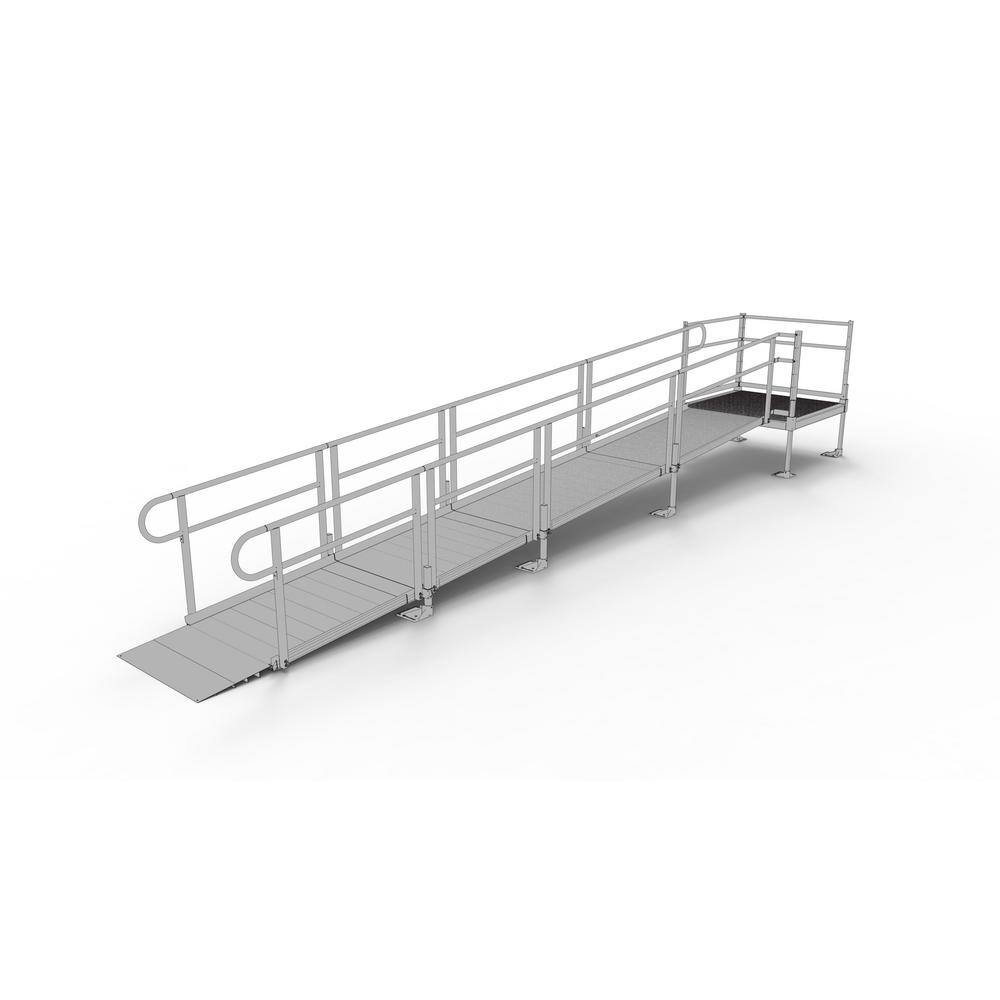 Have a question about EZACCESS PATHWAY 20 ft. Straight Aluminum Wheelchair Ramp Kit with Solid