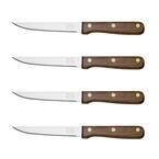 Chicago Cutlery B144 Walnut Full Tang Fixed Blade Kitchen Steak Knife Set 3