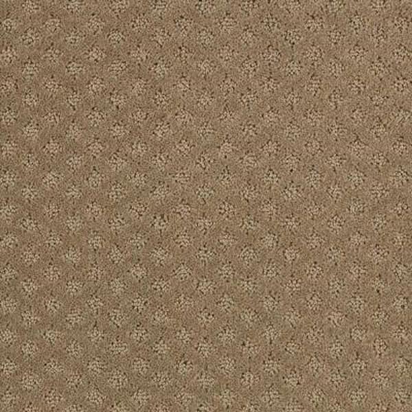 Lifeproof 8 in. x 8 in. Pattern Carpet Sample - Lilypad -Color Woodland