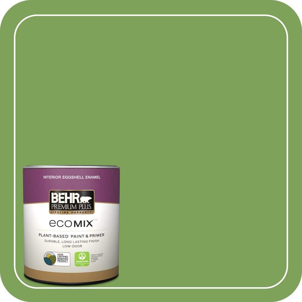 1 qt. #P380-6 Springview Green Eggshell Enamel EcoMix Plant-Based Interior Paint & Primer price history on PriceWatchPro