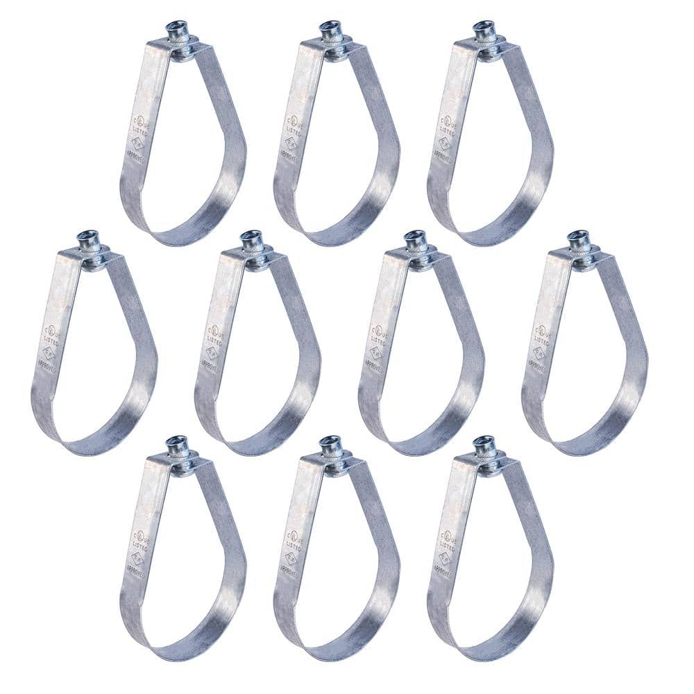 1-1/2 in. Swivel Loop Hanger for Vertical Pipe Support in Galvanized Steel (10-Pack) price history on PriceWatchPro