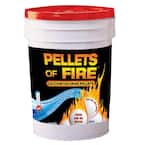 50 lbs. Pellets of Fire Calcium Chloride Ice Melt Pellets