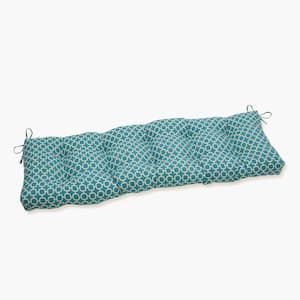 Other Rectangular Outdoor Bench Cushion in Green