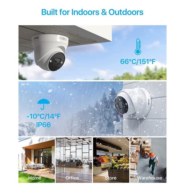 ZOSI ZG2255A 5MP PoE Wired Add-On IP Security Camera with Color