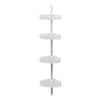 Glacier Bay Tension Pole Corner Shower Caddy in Satin Nickel 2130NNHD - The  Home Depot