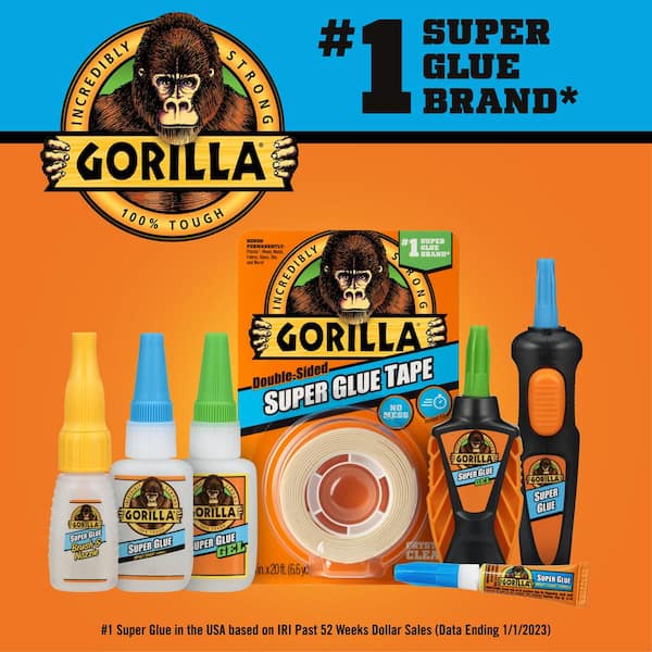 Gorilla - Super Glue Tape (6- Pack)