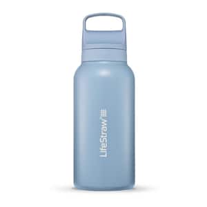 Go Series 1 l Stainless Steel Water Bottle with Filter, Icelandic Blue