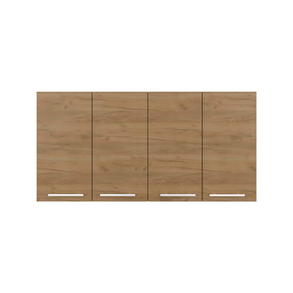 "Macadamia Finish Garage Storage Cabinet, 47.2"" Wall Mounted 4-Door Cabinet for Kitchen or Garage" price history on PriceWatchPro