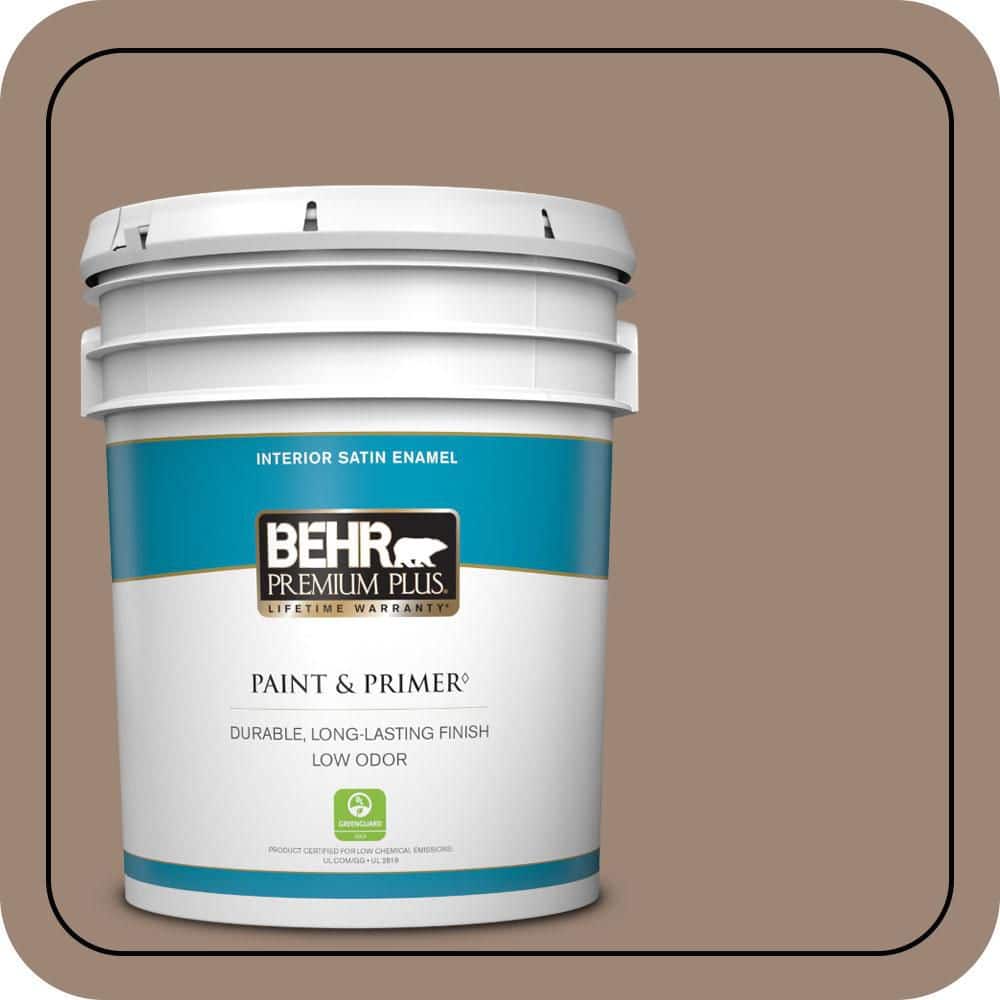 5 gal. #PPU5-16 Earthnut Satin Enamel Low Odor Interior Paint & Primer price history on PriceWatchPro