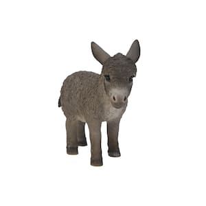 Medium Donkey Standing Looking Right Garden Statue