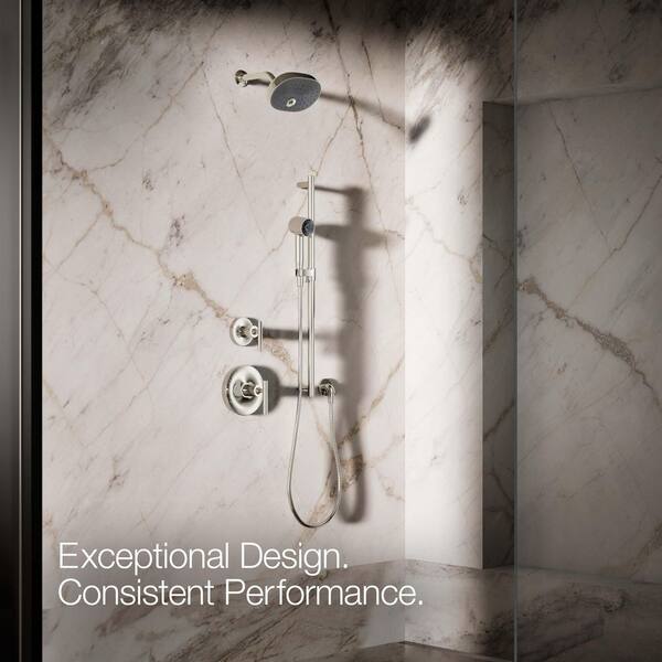 KOHLER Statement Iconic 1-Spray Patterns Wall Mount Handheld