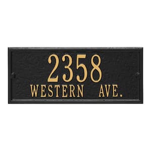Personalized Bronze Mailbox Side Plaque