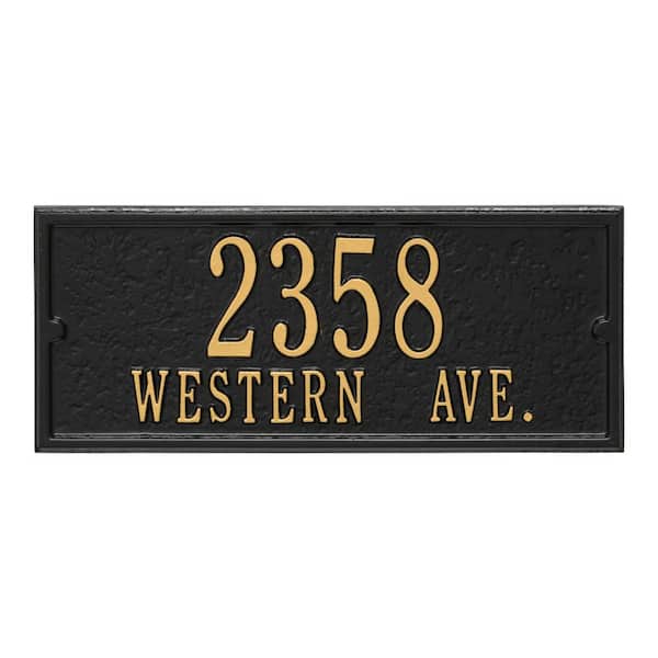 Personalized Bronze Mailbox Side Plaque