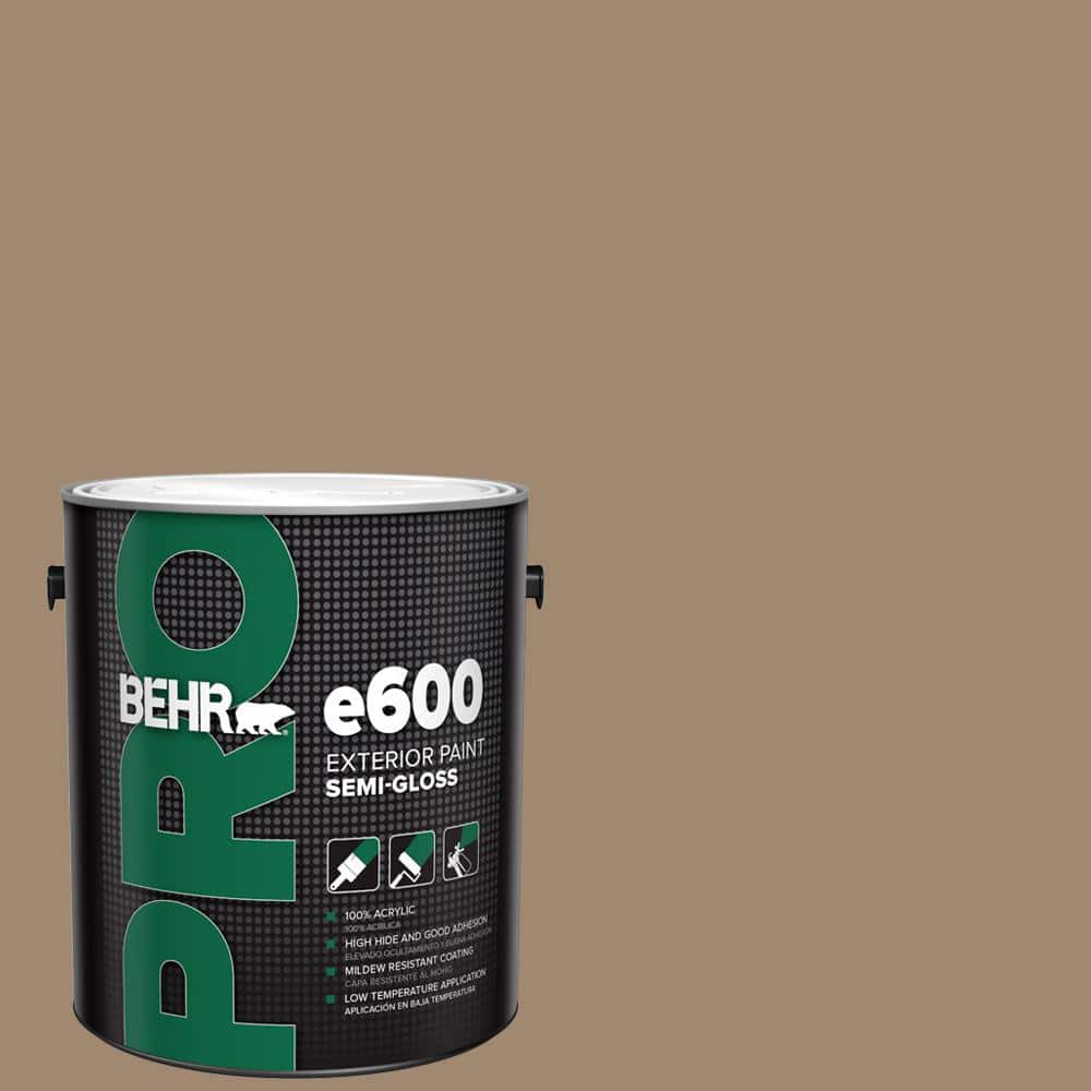 BEHR PRO 1 gal. 700D5 Toffee Crunch SemiGloss Acrylic Exterior Paint
